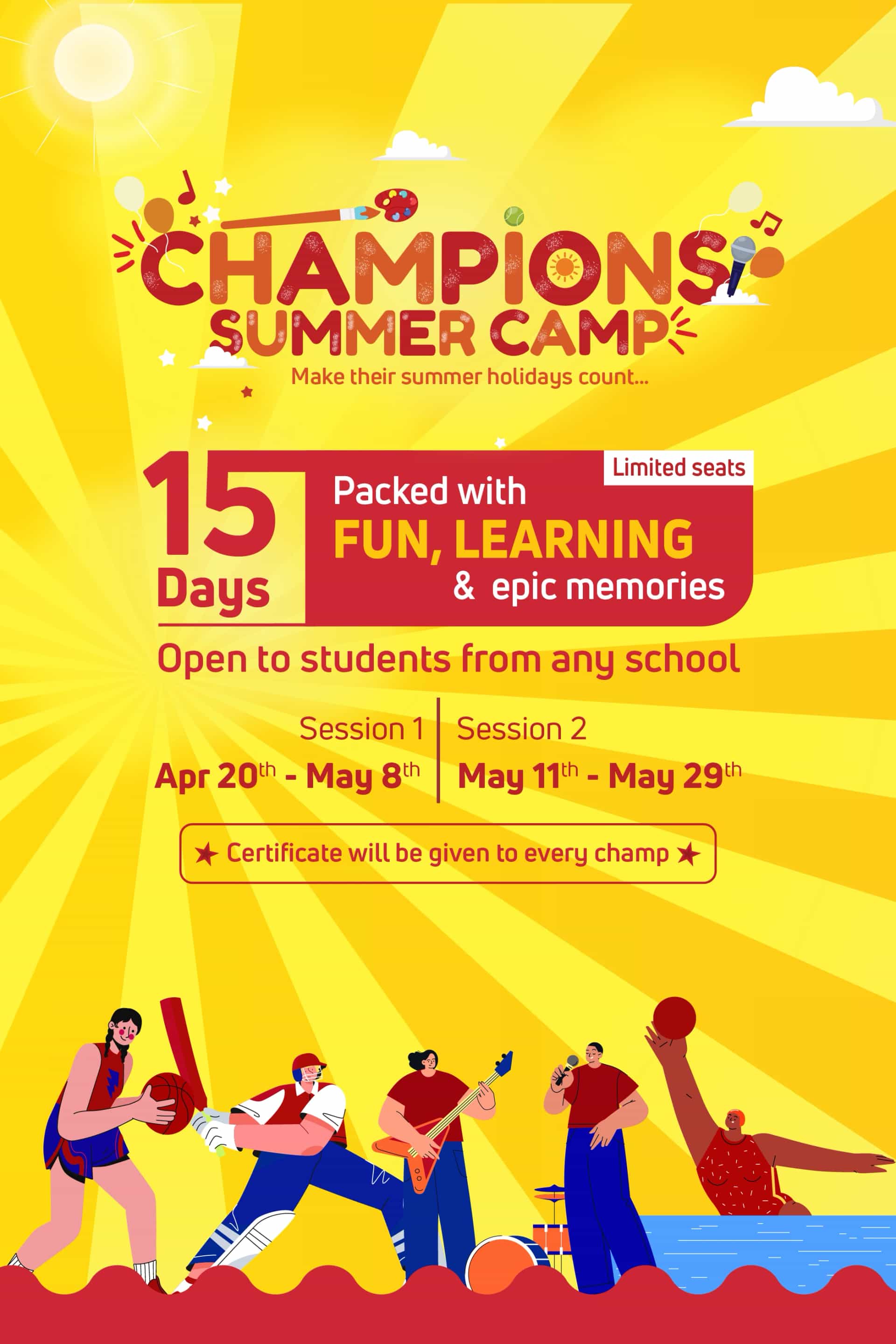 Champion's Summer Camp 2026 | Orchids International School