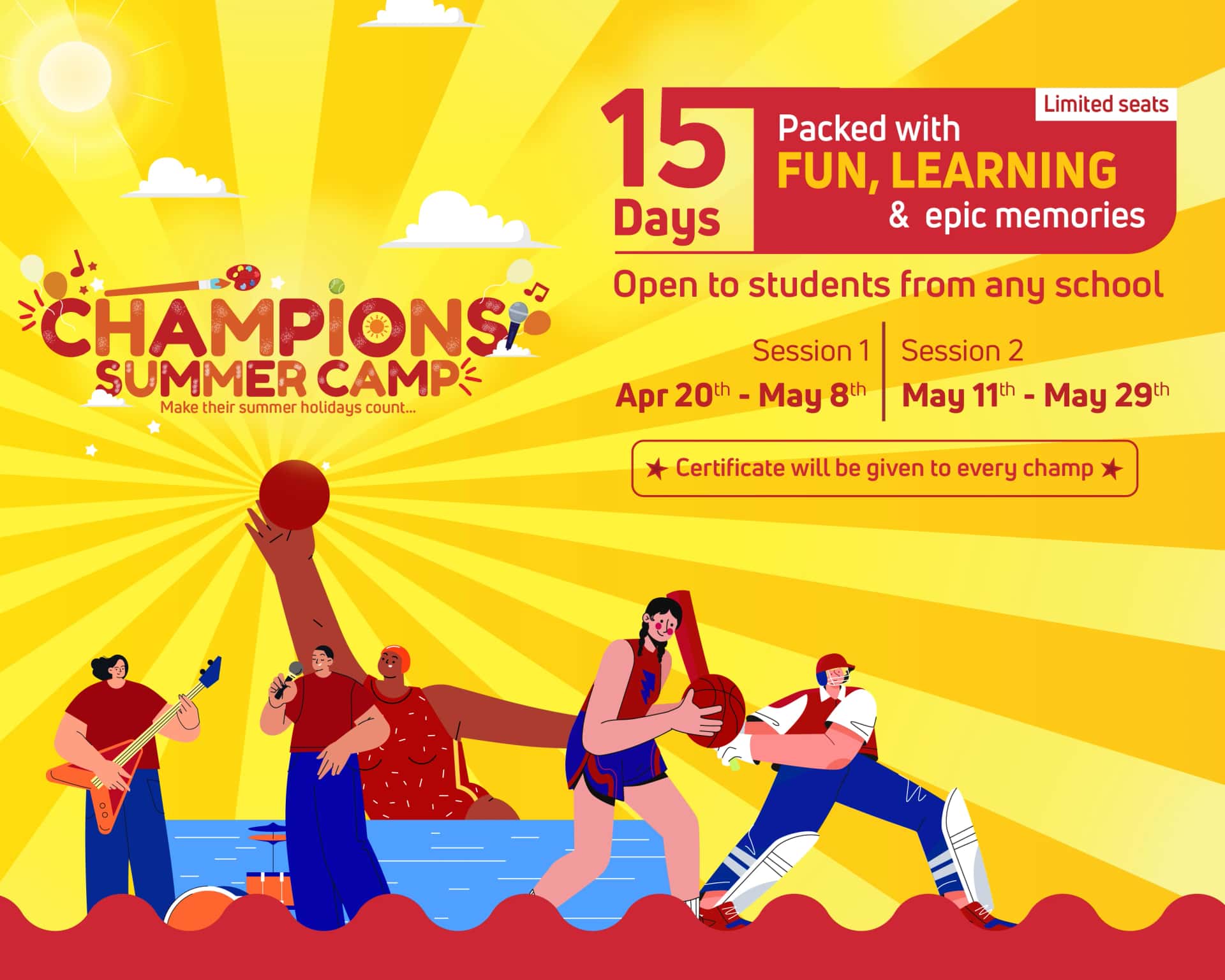 Champion's Summer Camp 2026 | Orchids International School
