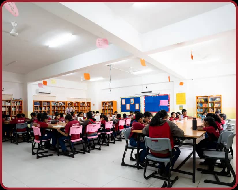 Library facility at Orchids, The International School, Kadugodi