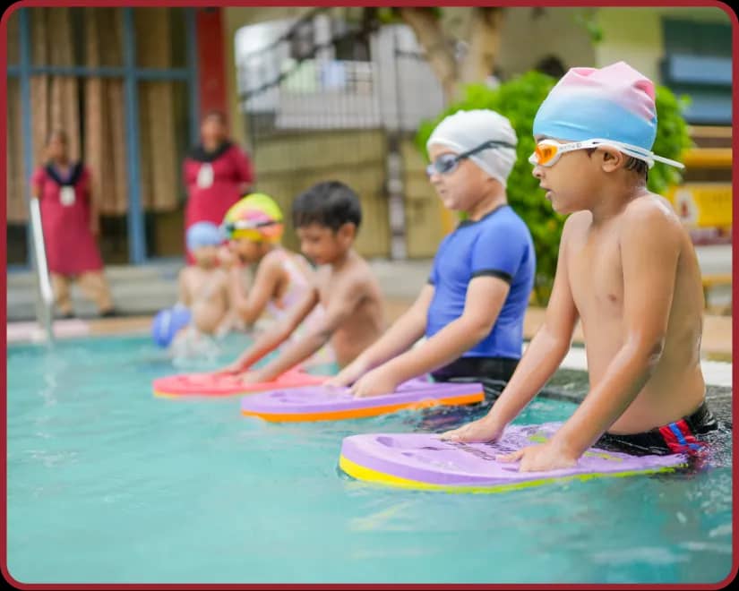 Swimming pool at Orchids, The International School, New Braham Colony