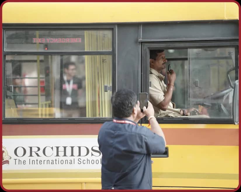 Safe Campus & Transportation facility at Orchids, The International School, Thane