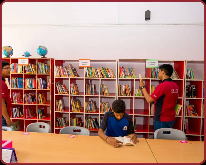 Library facility at Orchids, The International School, Thane