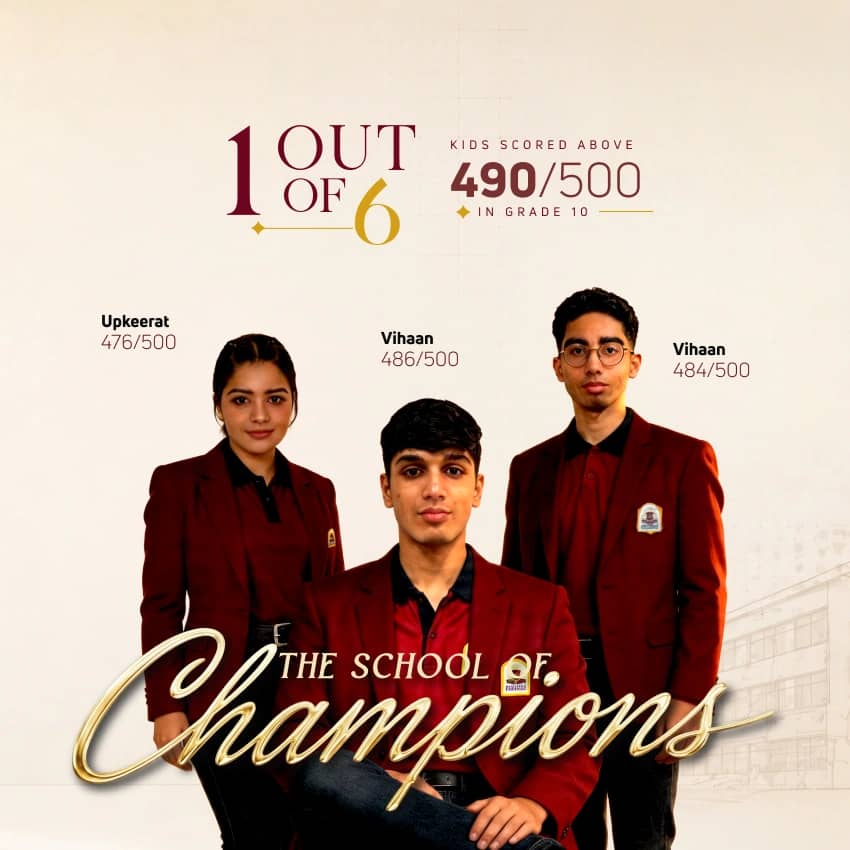 ORCHIDS Champions scoring above 490 out of 500