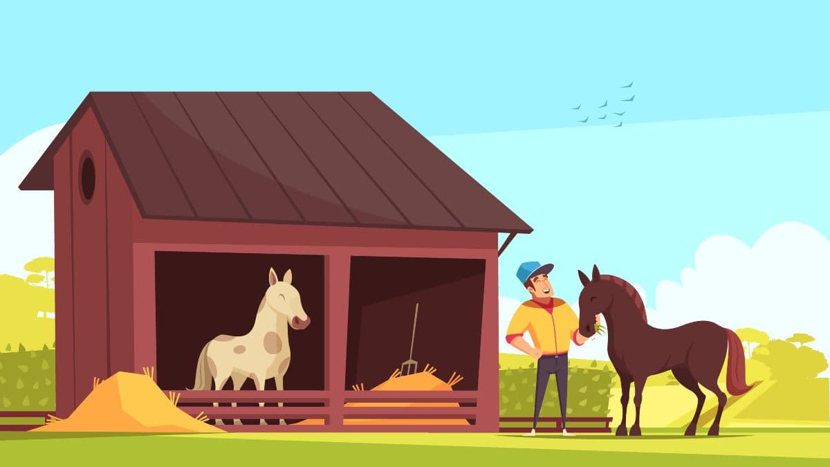 Horse and Stable