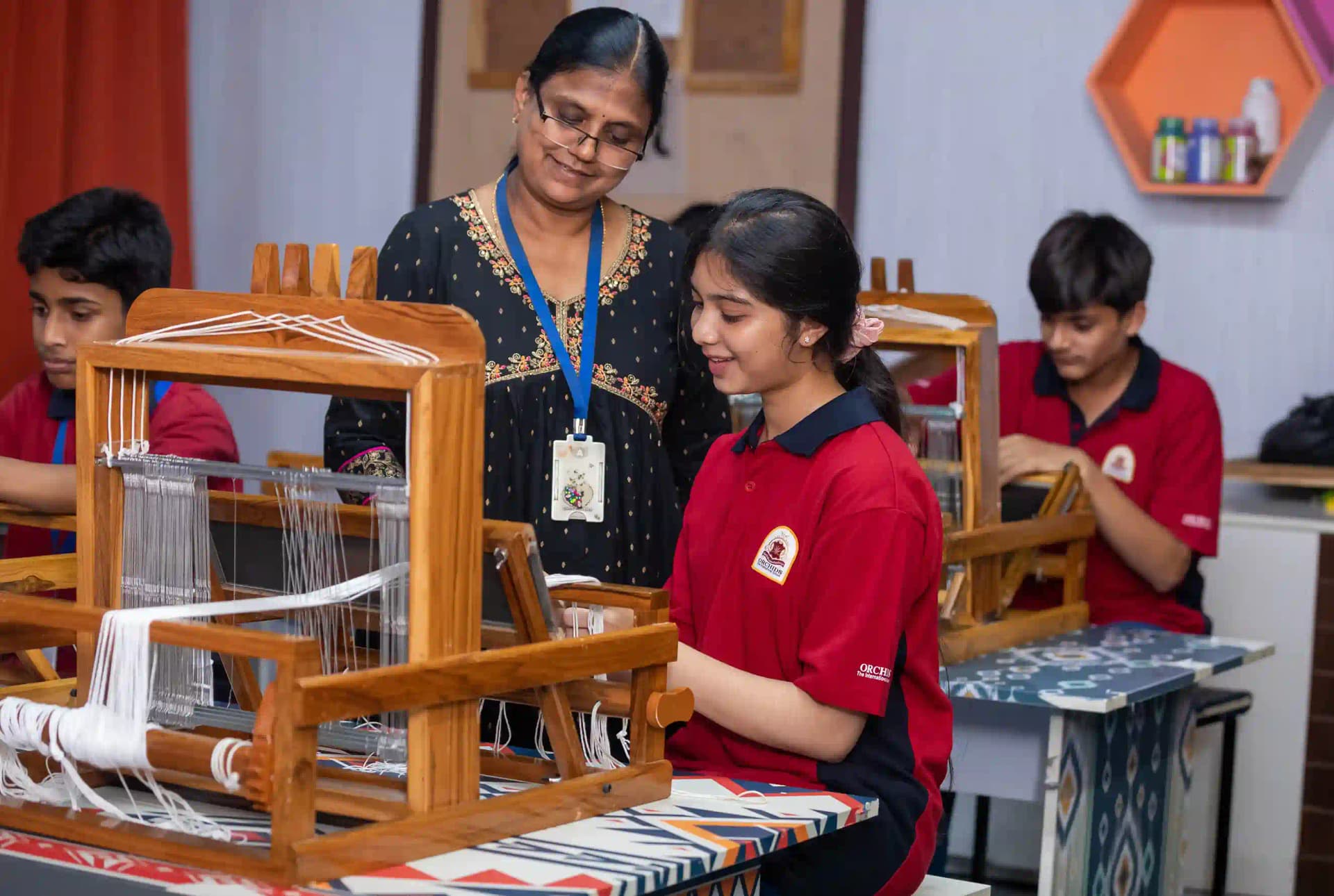Orchids The International School - Weaving Lab