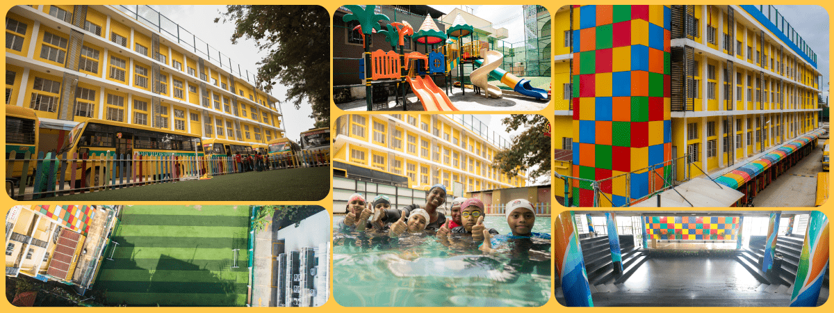 Top CBSE school awarded with Outstanding School Learning Initiative Award by AdrorComm Media Education Leadership Summit. Located in South Bangalore and near to PWD Quarters, Ambalipura and Kudlu.