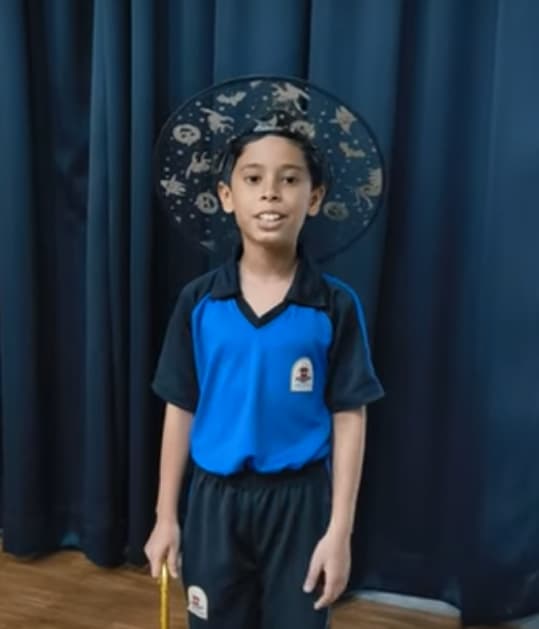 Young Boy(Ankit Ghosh) Showcasing Friction Frolic Performance – Newtown Branch, Kolkata, Class 5