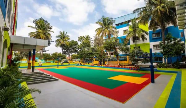 Orchids International School's lush green campus, recognized as the best CBSE school.