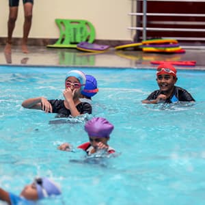 Swimming Pool - where coordination is mastered