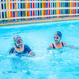 Swimming Pool - where coordination is mastered