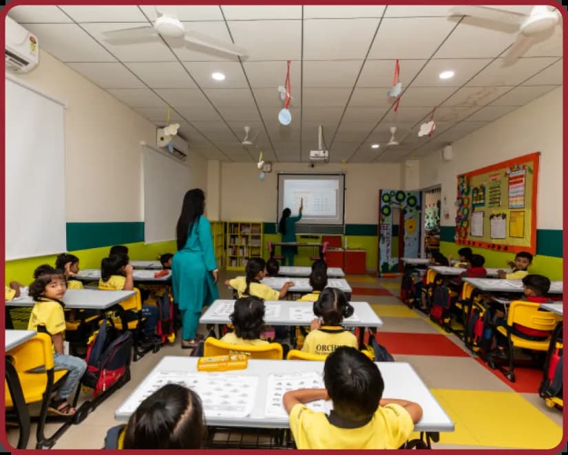 Learn in a smart classroom