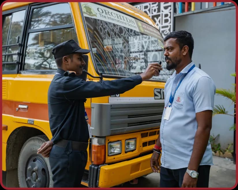 Safe Campus & Transportation facility at Orchids, The International School, Bannerghatta