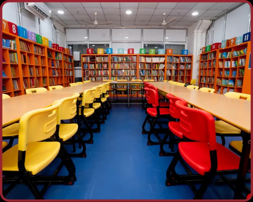 Library facility at Orchids, The International School, Borivali