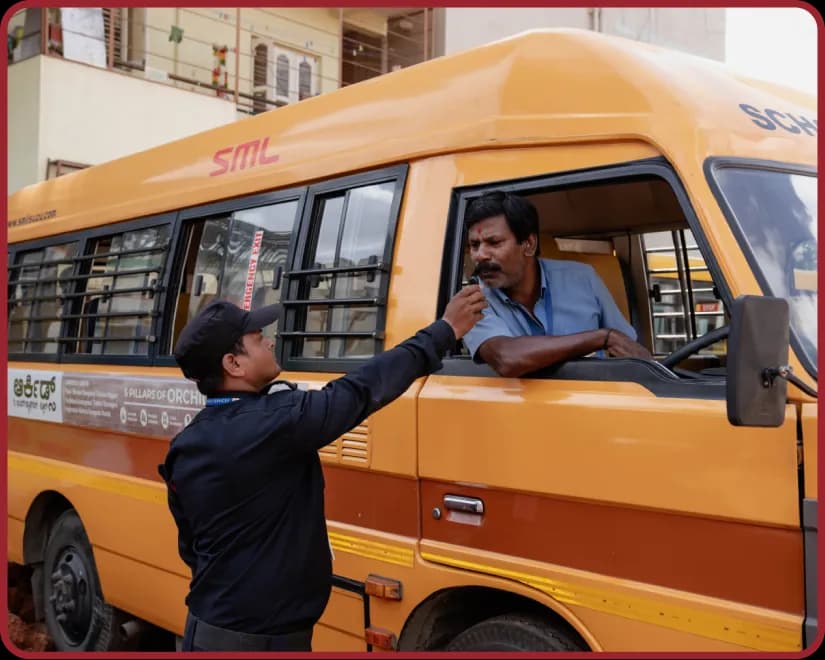 Safe Campus & Transportation facility at Orchids, The International School, JP Nagar