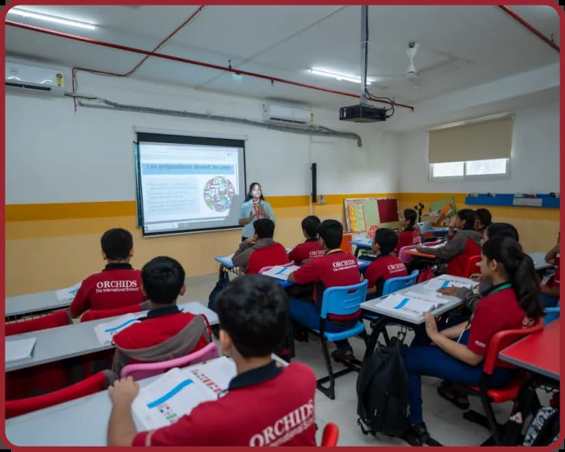 Learn in a smart classroom