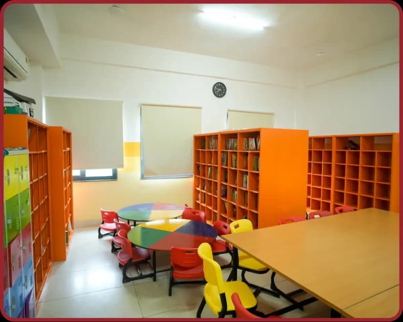 Library facility at Orchids, The International School, Dwarka Expressway