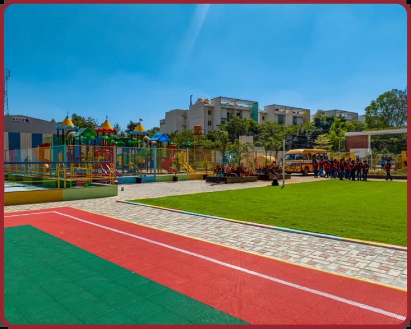 A lush, green campus for Haralur.