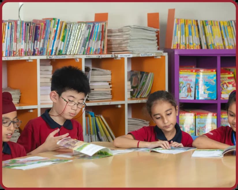 Our library is a quiet space