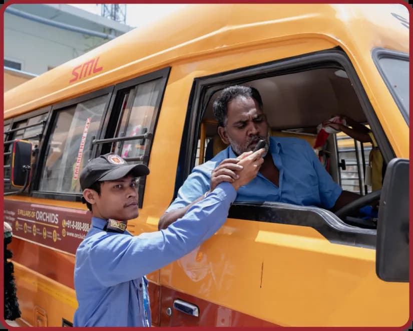 Safe Campus & Transportation facility at Orchids, The International School, Rajajinagar