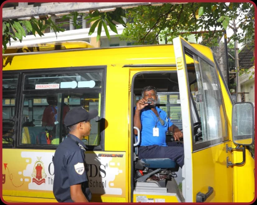Safe Campus & Transportation facility at Orchids, The International School, Velachery