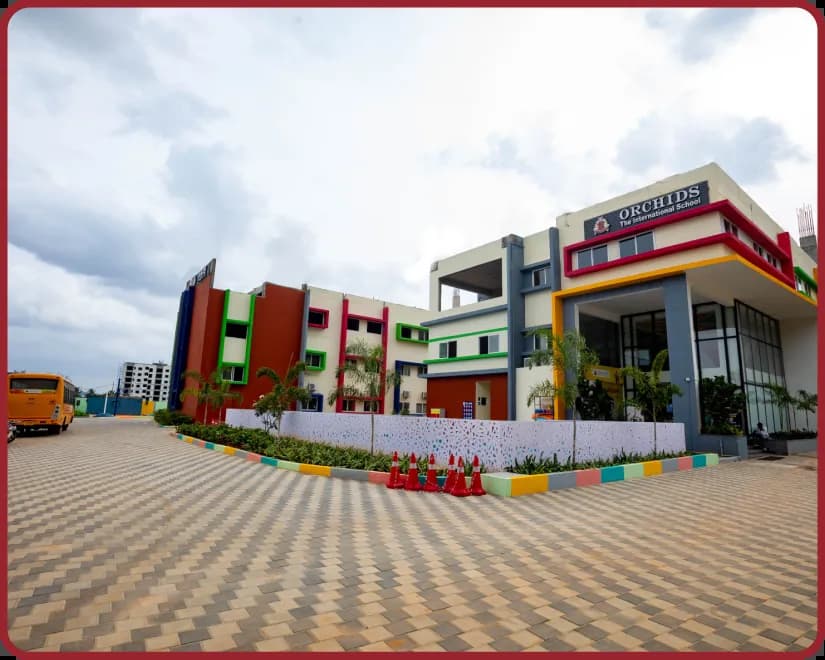 The Jakkur lush, green campus.