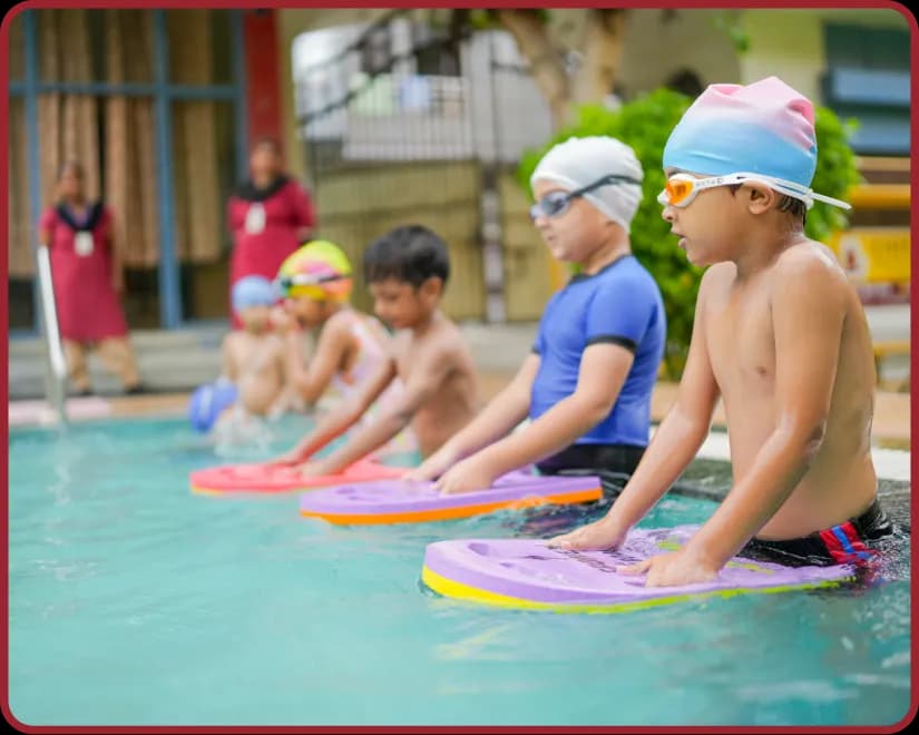 Swimming pool at Orchids, The International School, New Braham Colony