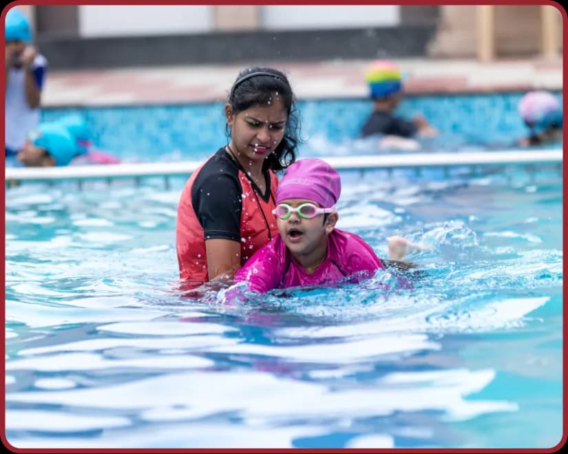 Swimming pool at Orchids, The International School, Mysore Road
