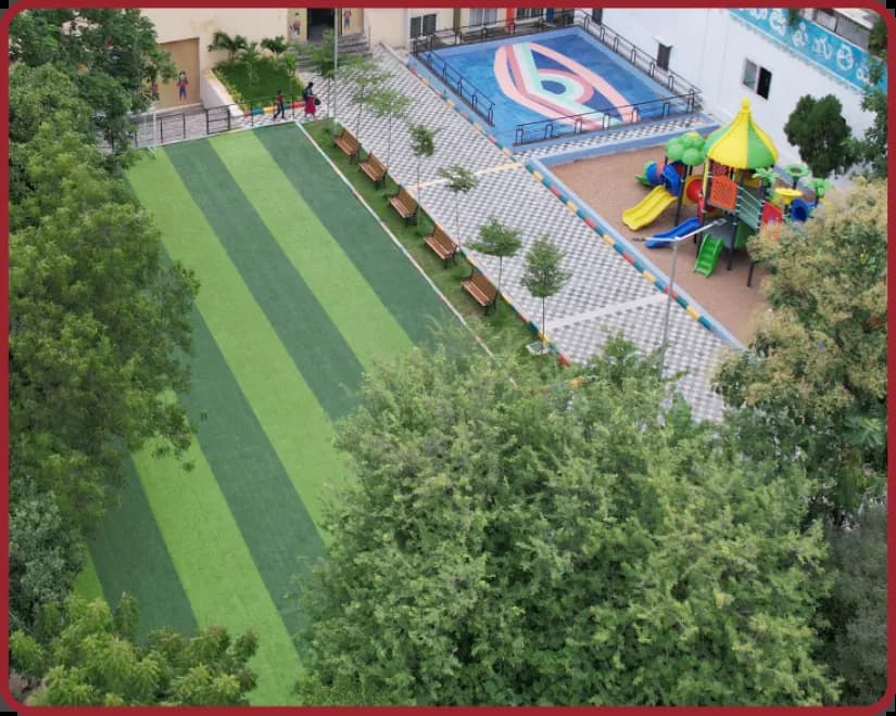 A green campus for Uppal students.