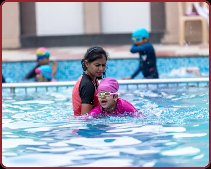 Swimming pool at Orchids, The International School, Tathawade