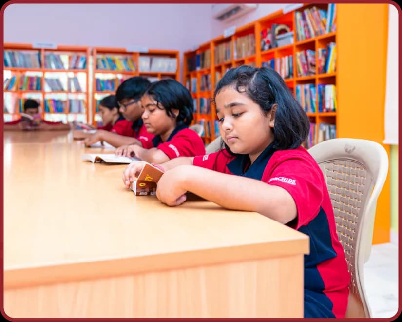 Library facility at Orchids, The International School, Madhyamgram