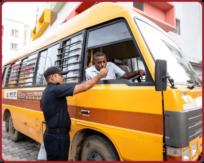 Kadugodi's secure campus and transport