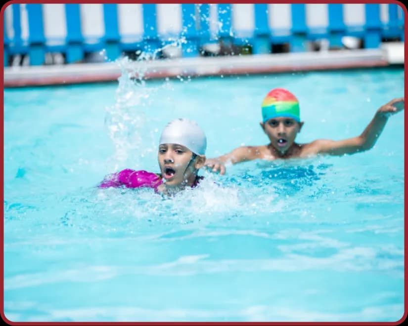 Swimming pool at Orchids, The International School, Uppal