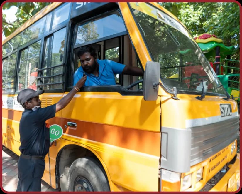 Safe Campus & Transportation facility at Orchids, The International School, Pallikaranai