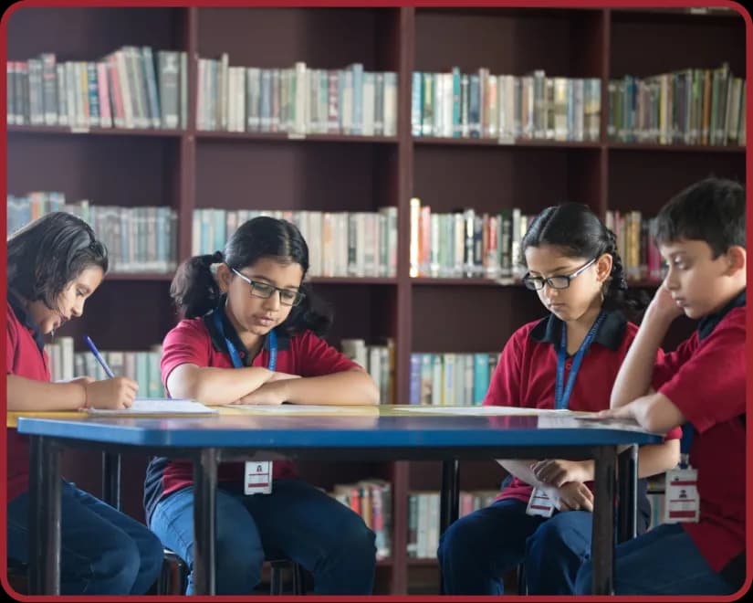 Library facility at Orchids, The International School, BTM Layout