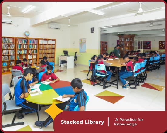 library at Orchids International School Rajajinagar, Bangalore