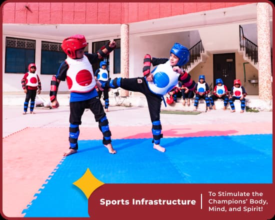 Sports at Orchids Dwarka Sector-19, a premier school in Delhi, promote athletic development.