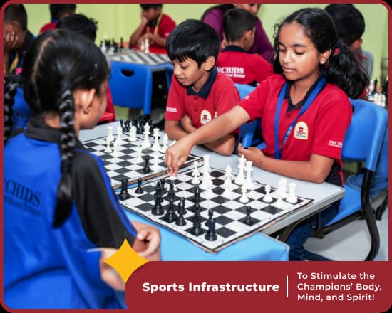 Sports facilities at Orchids International School Rajajinagar, Bangalore