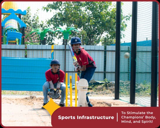 Sports at Orchids TCH Adgaon, a premier school in Aurangabad, promote athletic growth.
