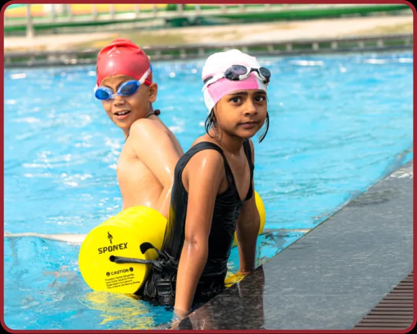 Swimming pool at Orchids, The International School, Terna