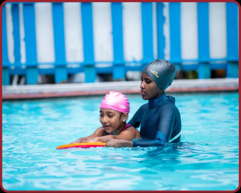 Swimming pool at Orchids, The International School, BTM Layout