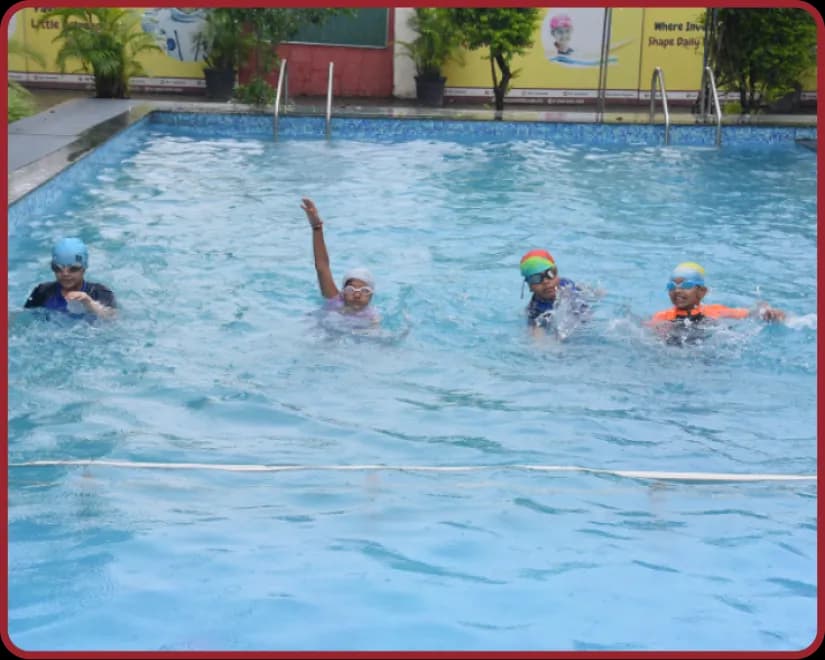Swimming pool at Orchids, The International School, Jubilee Hills