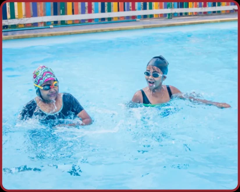 Swimming pool at Orchids, The International School, Sonipat