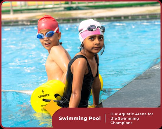 Swimming at Orchids TCH Adgaon, a top school in Aurangabad, offers swimming lessons.