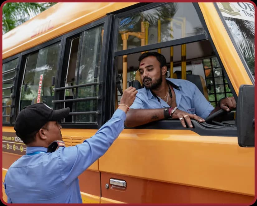 Safe Campus & Transportation facility at Orchids, The International School, Kanakapura Road