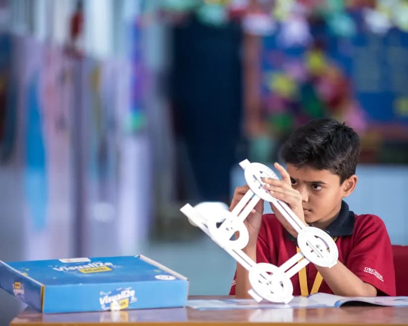 Interactive kits provided to students for hands on learning.