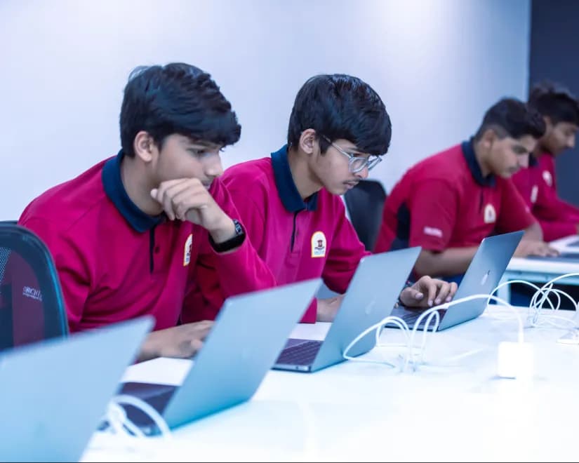 Coding Lab at Orchids The International School, Hubli-Dharwad