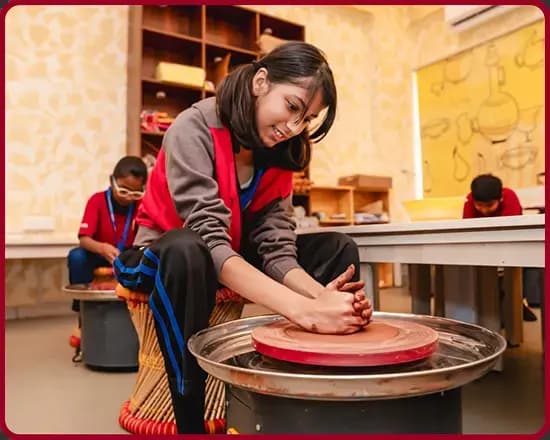 Pottery Lab at Orchids The International School, Indore