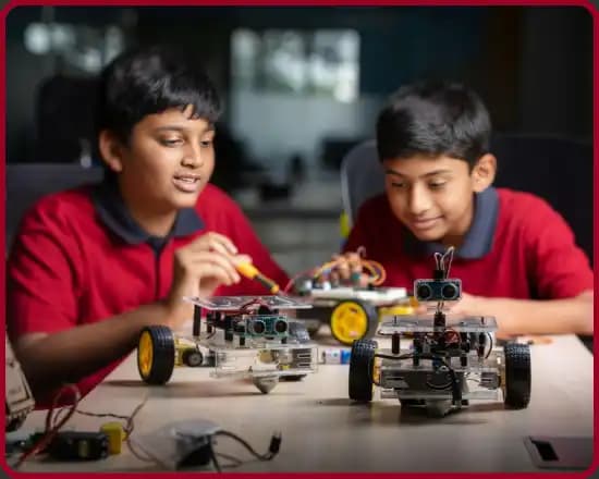 Robotics at Orchids TCH Adgaon, a premier CBSE school in Aurangabad, inspires creativity. at Orchids The International School, TCH Adgaon