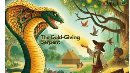 gold giving serpent