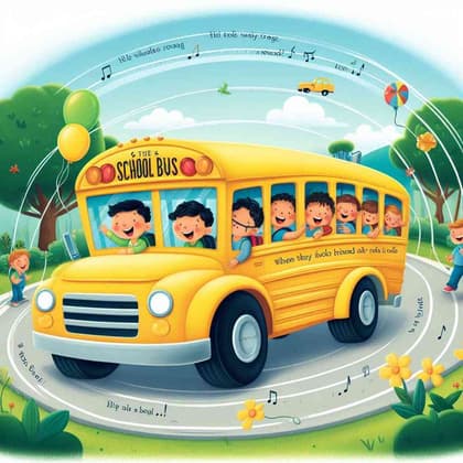 wheel on the bus